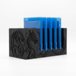 3D Printed Dragon Relief Media Rack