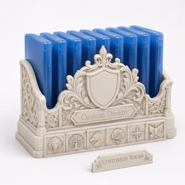 Euroanime Signature Collector Case Dock – physical 3D-printed storage accessory